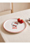 Rmz Gi̇yi̇m Farkiyla Hello Kitty Printed Ceramic Cake Plate 21 cm - 2