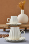 Elvaris 2-Person 90 ml Porcelain Coffee Cup Set Ckr4608 - 7