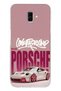Samsung Galaxy J6 Plus Compatible Retro Car Patterned Transparent Phone Case