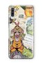 Samsung Galaxy A70 Compatible Vintage Winnie Pooh Collage Pattern Transparent Phone Case
