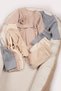 100% Cotton Newborn Baby Set - Double-Breasted Tie-Up Bodysuit and Booties, 3-Piece Set - 3