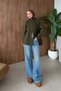 Roma Zippered Cardigan Khaki - 2