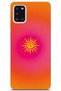 Samsung Galaxy A31 Compatible Retro Sun Pattern Transparent Phone Case