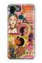 Samsung Galaxy A10S Compatible Pop Art Drawing Collage Patterned Transparent Phone Case