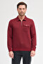 Men's Polo Collar Long Sleeve Sweatshirt with Pockets