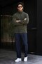 Men's Daily Thick Full Zipper Khaki Fleece - 4