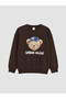 Rmz Gi̇yi̇m Farkiyla Teddy Printed Boys' Thick Sweatshirt - 4