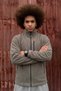 Men's Trend Regular Fit Full Zip Mink Fleece - 4