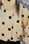Yellow Standard Size Polka Dot Coat - 2