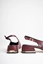 Women's Daily Burgundy 4 cm Thick Heeled Shoes Tr05Ms01E - 8
