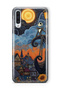 Samsung Galaxy A50 / A30S Compatible Jack Skellington Patterned Transparent Phone Case