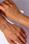 2-Piece Unisex Stainless Steel Silver Singapore Chain Bracelet – Lover's Bracelet - 6