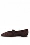 Elit Pm371 K27141 Women's Genuine Leather Ballerinas Brown - 4