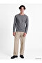 Esvab • Modern & Distinctive Zero Roba Collar Long Sleeve Men's T-Shirt - 3