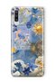 Samsung Galaxy A70 Compatible Moon Sun Vintage Sky Pattern Transparent Phone Case