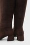 Women's Mordi Short Heeled Boots - Brown-Suede - 5