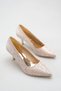 Gold Glitter 6.5 cm Heeled Women's Stiletto - 3