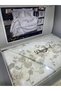 Royal 3D Guipure Bedspread 3 Piece Cream Embroidery - 2