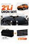 Chevrolet Capti̇va (2008-2011) Compatible Dashboard Cover + Tay Tüy Luggage Bag + Sticker Set - Ch007