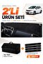 Honda Jazz (2018-2020) Compatible Glove Box Cover + Thai Feather Trunk Bag + Sticker Set - Ho019