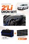 Seat Ibiza (2001-2008) Compatible Glove Box Cover + Tay Feather Trunk Bag + Sticker Set - Se003