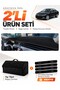 Glove Box Cover + Thai Feather Trunk Bag Set Compatible with Volkswagen Passat B8 (2015-2020) - Vw017 - 2