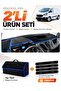 Ford Transit Custom (2012-2020) Compatible Glove Box Cover + Tay Feather Luggage Bag Set - Fo033