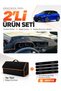 Hyundai̇ İ20 (2020-2024) Compatible Glove Box Cover + Tay Tüyü Luggage Bag + Sticker Set - Hu003