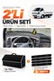 Dashboard Cover + Thai Feather Trunk Bag + Sticker Set Kia Bongo (2004-2019) Compatible - Ki001