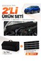 Renault Kadjar (2015-2022) Compatible Glove Box Cover + Tay Feather Trunk Bag + Sticker Set - Re024