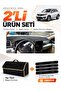 Kia Sorento (2009-2014) Compatible Glove Box Cover + Thai Feather Trunk Bag + Sticker Set - Ki019