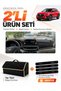 Hyundai Tucson (2018-2021) Compatible Glove Box Cover + Tay Tüy Luggage Bag + Sticker Set - Hu036