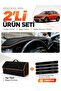 Fi̇at Egea Cross (2021-2026) Tablet-Free Compatible Dashboard Cover + Feather-Feathered Luggage Bag Set - Fi011