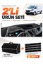 Ford Transit Custom (2012-2020) Compatible Glove Box Cover + Tay Feather Luggage Bag Set - Fo033