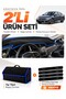 Dashboard Cover + Thai Feather Trunk Bag + Sticker Set Compatible with Honda Civic Fc5 (2015-2022) - Ho012