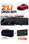Suzuki Swi̇ft (2017-2020) Compatible Dashboard Cover + Thai Feather Trunk Bag + Sticker Set - Sz003