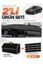 Dashboard Cover + Thai Feather Trunk Bag + Sticker Set Compatible with Geely Fc (2008-2012) - Ge002