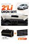 Volkswagen Jetta (2007-2011) Compatible Dashboard Cover + Tay Feather Trunk Bag + Sticker Set - Vw010