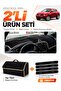 Nissan Juke (2010-2019) Compatible Glove Box Cover + Tay Feather Trunk Bag + Sticker Set - Ni004