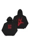 Stsem of a down Soad Printed Cotton 3 Thread Threaded Oversize Sweatshirt