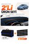 Volkswagen Passat Cc (2008-2012) Compatible Dashboard Cover + Tay Tüy Luggage Bag Set - Vw016