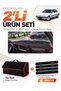 Peugeot 405 (1987-1992) Compatible Glove Box Cover + Tay Feather Trunk Bag + Sticker Set - Pe017