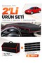 Volkswagen Bora (1998-2005) Compatible Dashboard Cover + Tay Feather Trunk Bag + Sticker Set - Vw009
