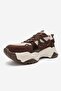 Leona Brown Suede Women's Sports Sneakers - 8