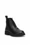 26Bk251.5391C Women's Genuine Leather Heeled Boots Black - 2
