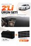 Mazda 6 (2007-2013) Compatible Dashboard Cover + Tay Feather Trunk Bag + Sticker Set - Ma007