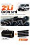 Ford Transit Covered (2013-2018) Compatible Glove Box Cover + Tay Feather Luggage Bag Set - Fo031