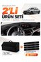 Bmw G30 G31 G38 (2017-2023) Compatible Glove Box Cover + Thai Feather Luggage Bag + Sticker Set - Bm008