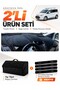 Ford Tourneo Connect (2013-2020) Compatible Dashboard Cover + Tay Feather Luggage Bag Set - Fo018