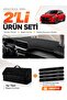 Peugeot 208 (2020-2024) Compatible Dashboard Cover + Tay Feather Trunk Bag + Sticker Set - Pe006